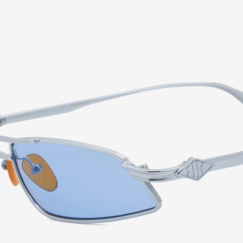 Demo Low Metal Blue Eyewear