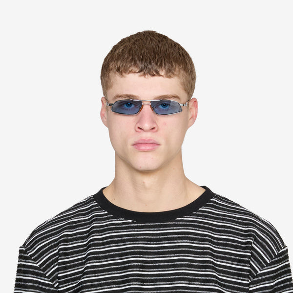 Demo Low Metal Blue Eyewear