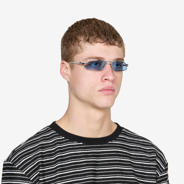 Demo Low Metal Blue Eyewear