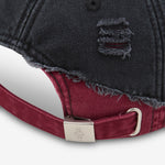 Diamond Cap Black | Burgundy