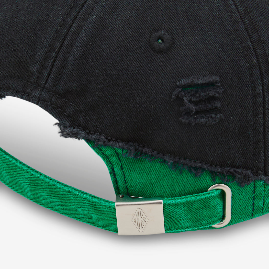 Diamond Cap Black | Vibrant Green Headwear