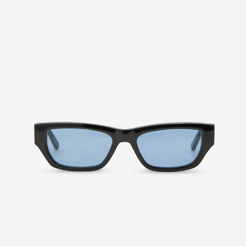 Ball Black |Silver | Blue Lens Eyewear