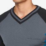ASICS NOVALIS Laricoid Knit Jumper Anchor Grey | Sky