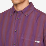 Ben Longsleeve Shirt Purple Stripe