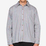 Hold Longsleeve Shirt Grey Stripes