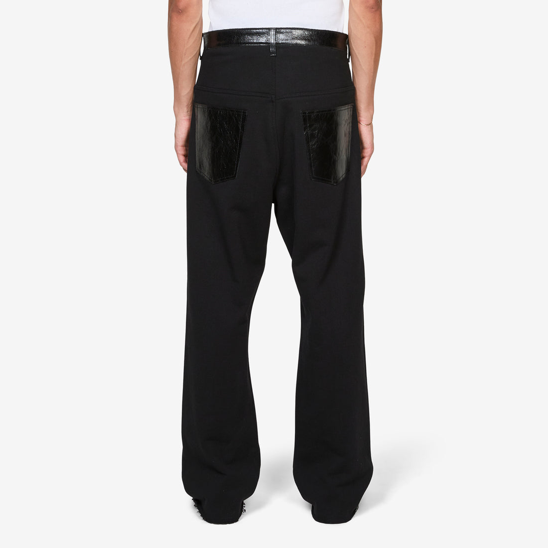 Leather Pocket Pants Black | Black Pants