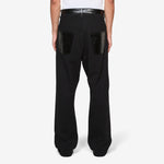 Leather Pocket Pants Black | Black