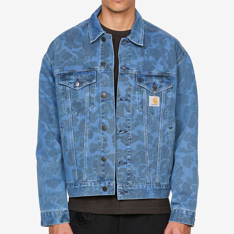 Duck Helston Jacket Camo Duck Blue Jackets