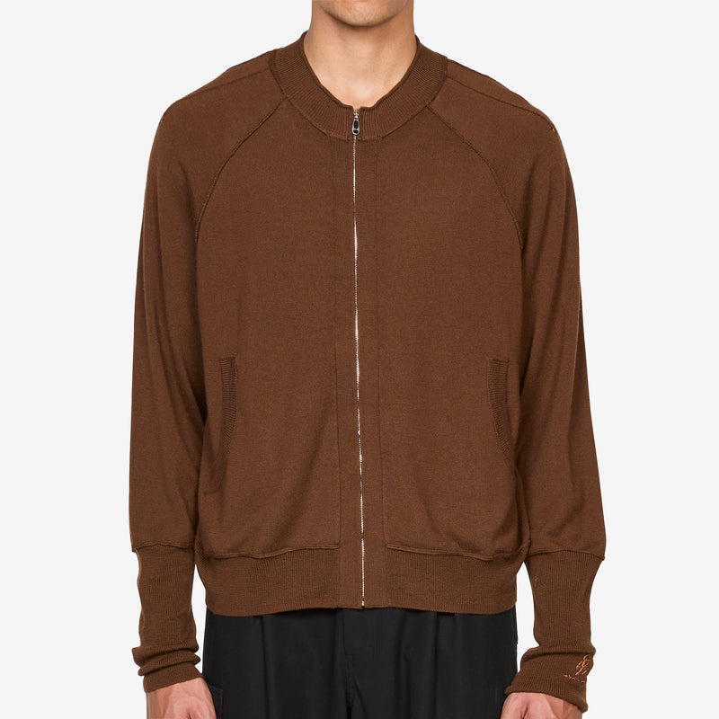 ASICS NOVALIS Oxalidac Knit Cardigan Mole Jumpers