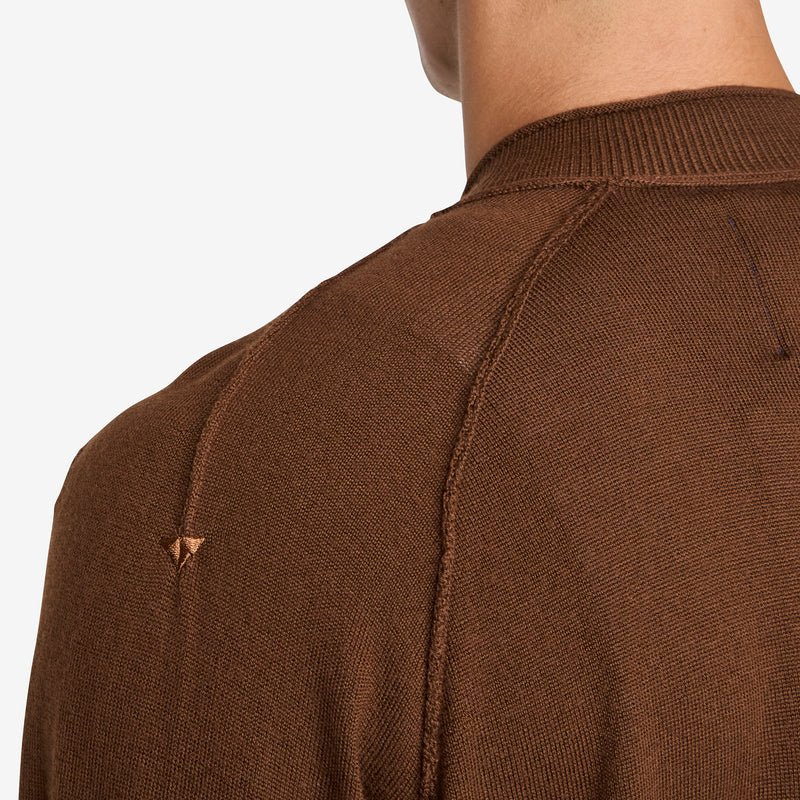 ASICS NOVALIS Oxalidac Knit Cardigan Mole Jumpers