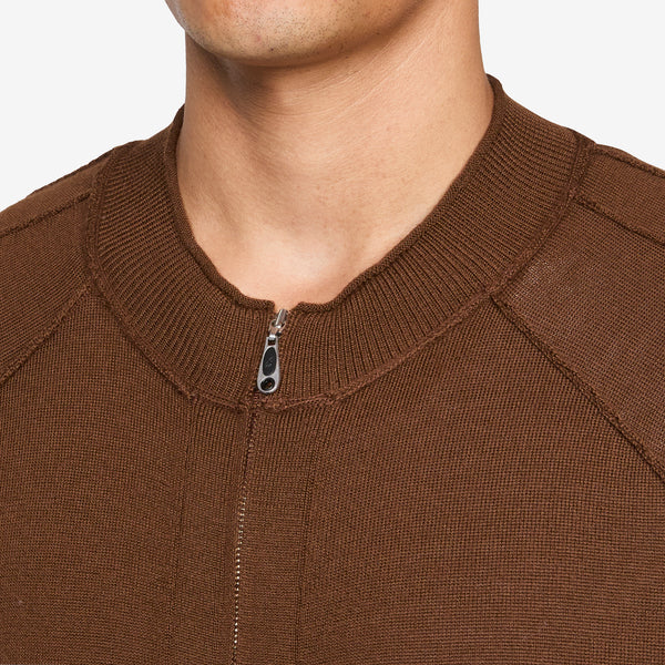 ASICS NOVALIS Oxalidac Knit Cardigan Mole Jumpers