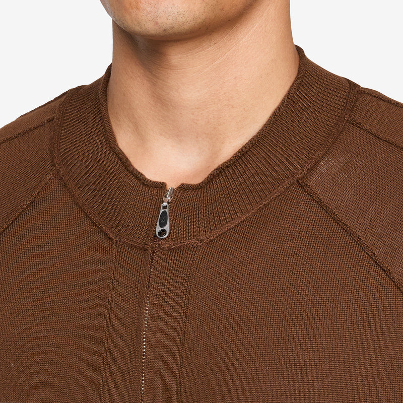 ASICS NOVALIS Oxalidac Knit Cardigan Mole Jumpers