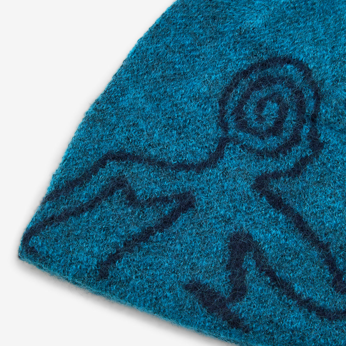 Mascot Mohair Mixed Beanie Blue Headwear