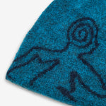 Mascot Mohair Mixed Beanie Blue
