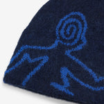 Mascot Mohair Mixed Beanie Dark Navy