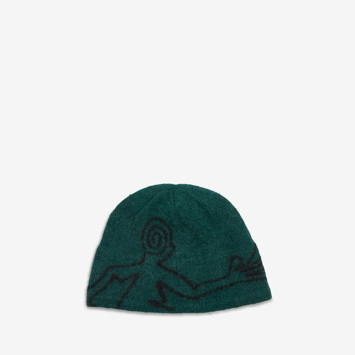 Mascot Mohair Mixed Beanie Forest Green Front