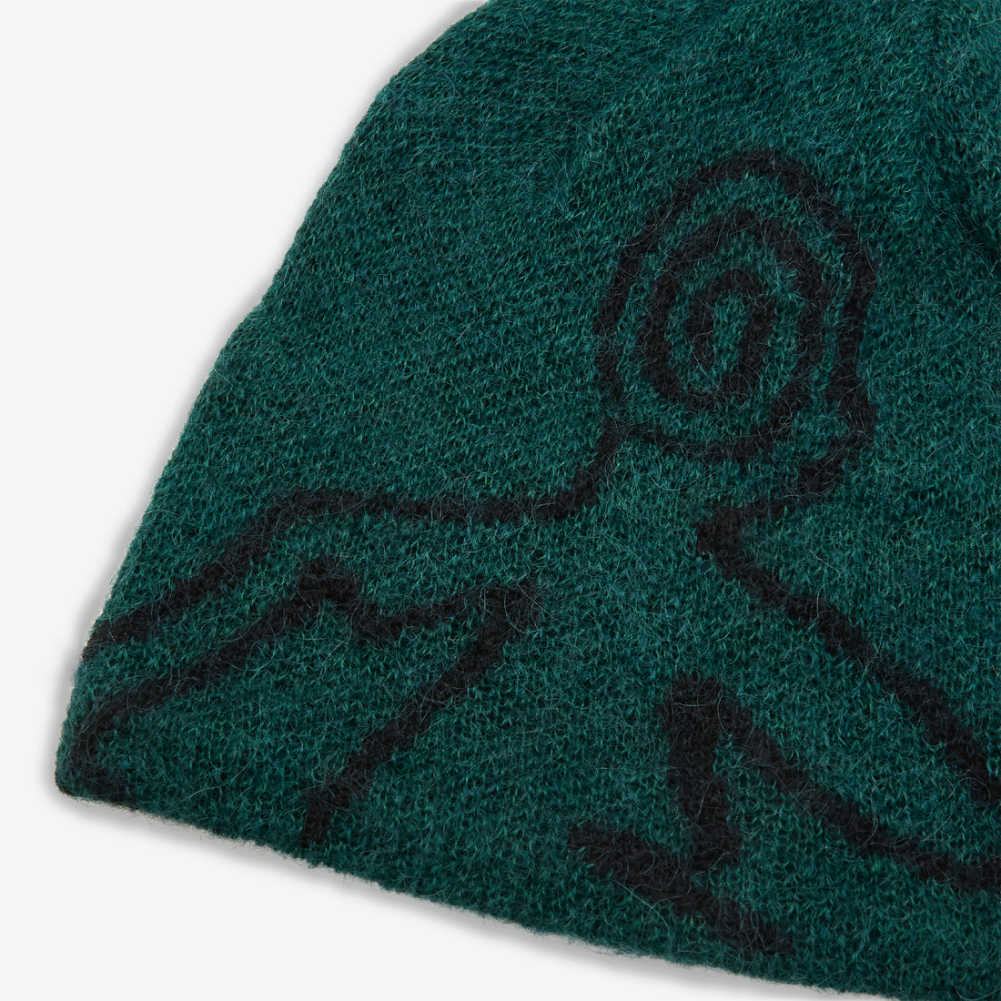 Mascot Mohair Mixed Beanie Forest Green Headwear