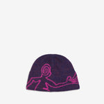 Mascot Mohair Mixed Beanie Purple