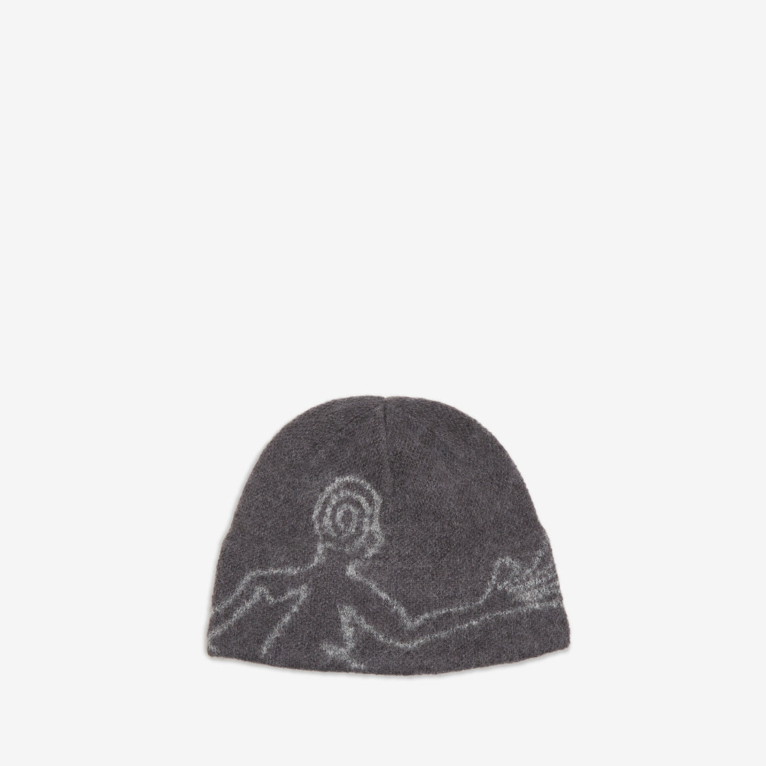 Mascot Mohair Mixed Beanie Slate Brown Headwear