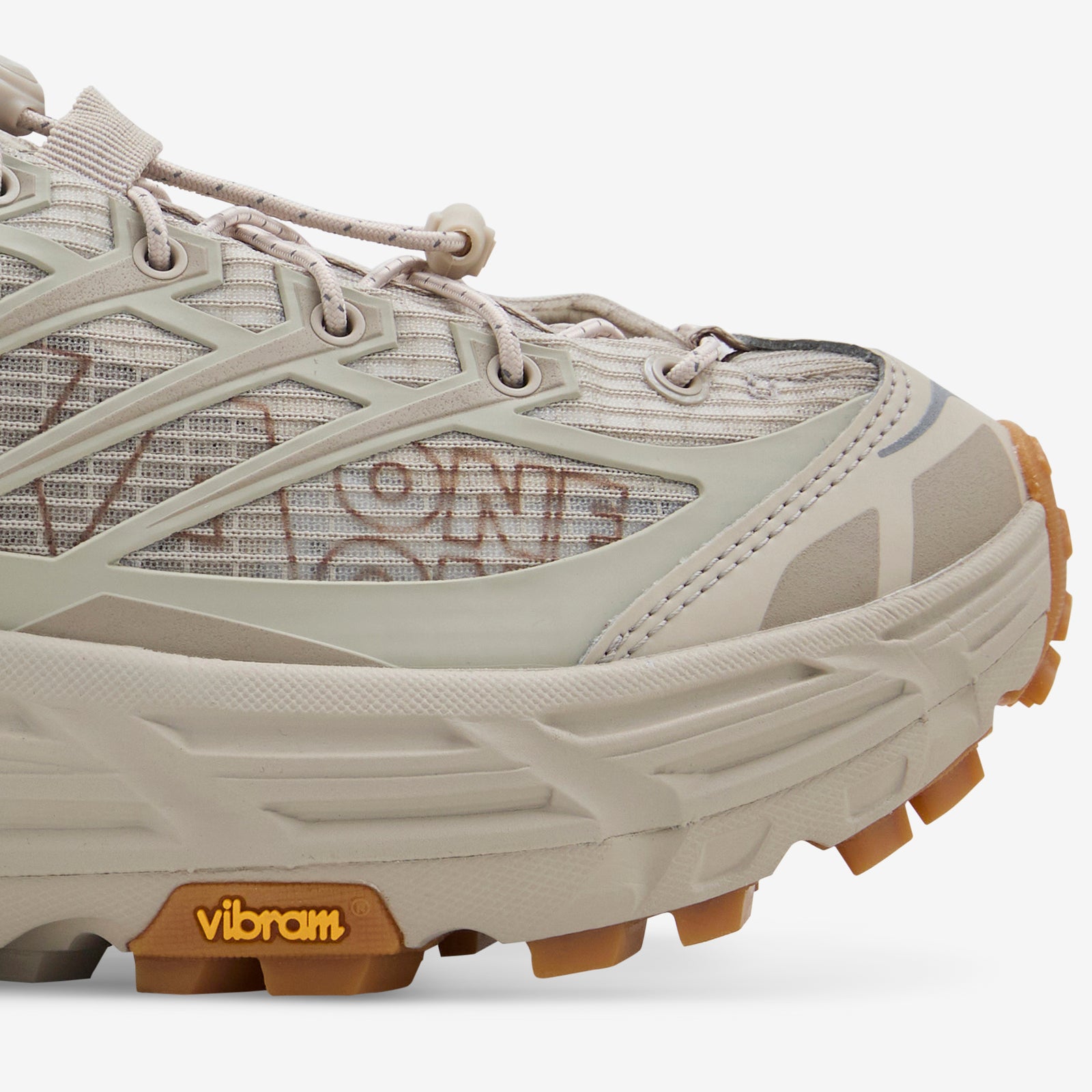靴 HOKA MAFATE THREE2 GRID JP RAW LINEN HOKA_U_MAFATE_THREE2_GRID_JP_R