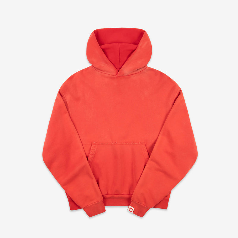 Horse Power Hoodie Sun Faded Red Jumpers