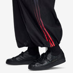 Y-3 Gradient 3 Stripes Nylon Wide Pants Black