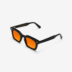 Hugo Black | Orange Solid Lens