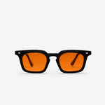 Hugo Black | Orange Solid Lens
