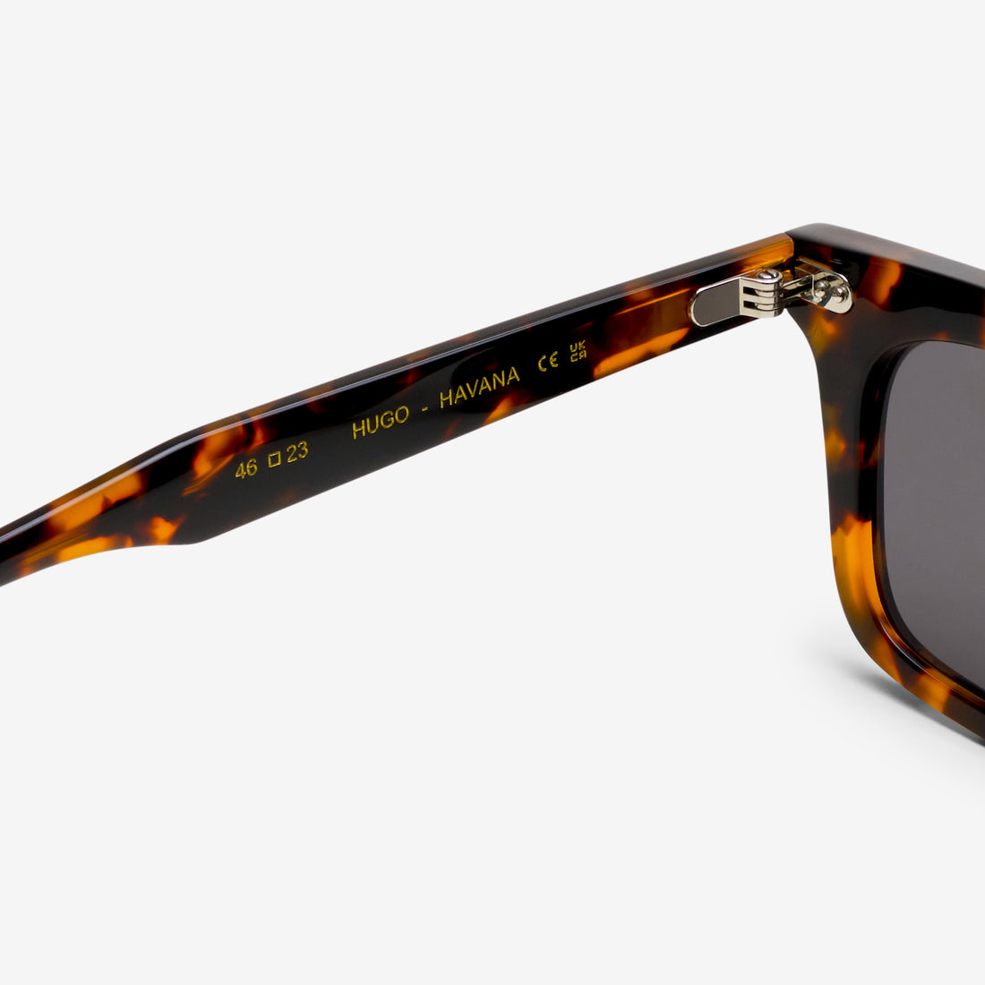 Hugo Havana | Grey Solid Lens Eyewear