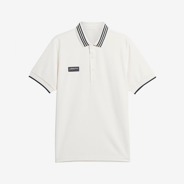 Short Sleeve Polo Shirt Chalk White