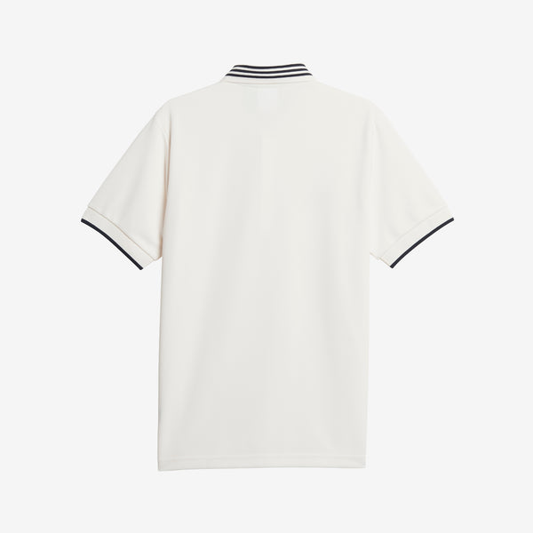Short Sleeve Polo Shirt Chalk White