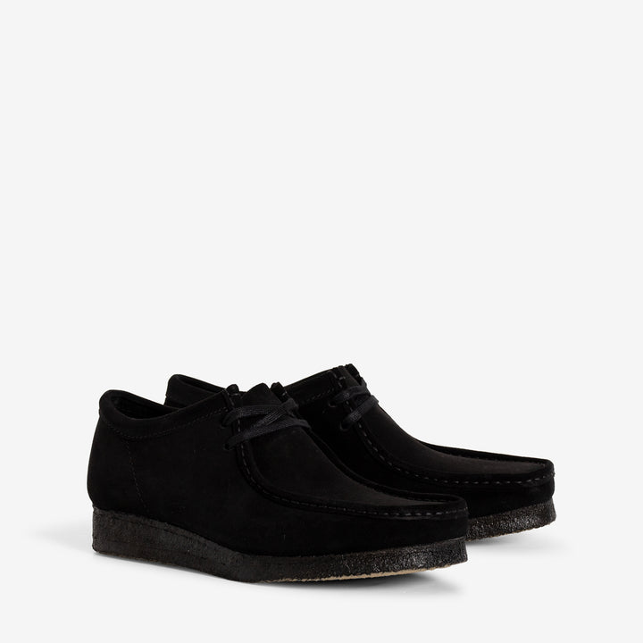 Wallabee Black Suede Front