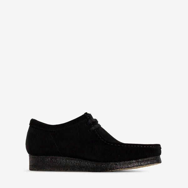 Wallabee Black Suede