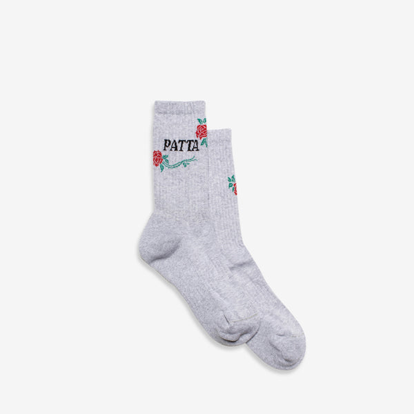 Rose Sports Socks Grey Melange