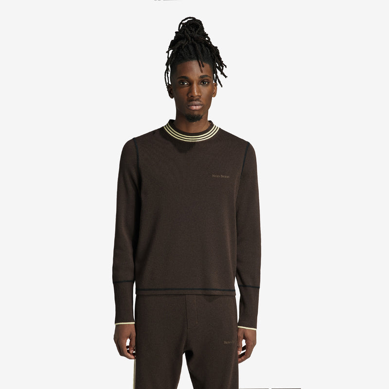 Wales Bonner Longsleeve Knit Top Dark Brown