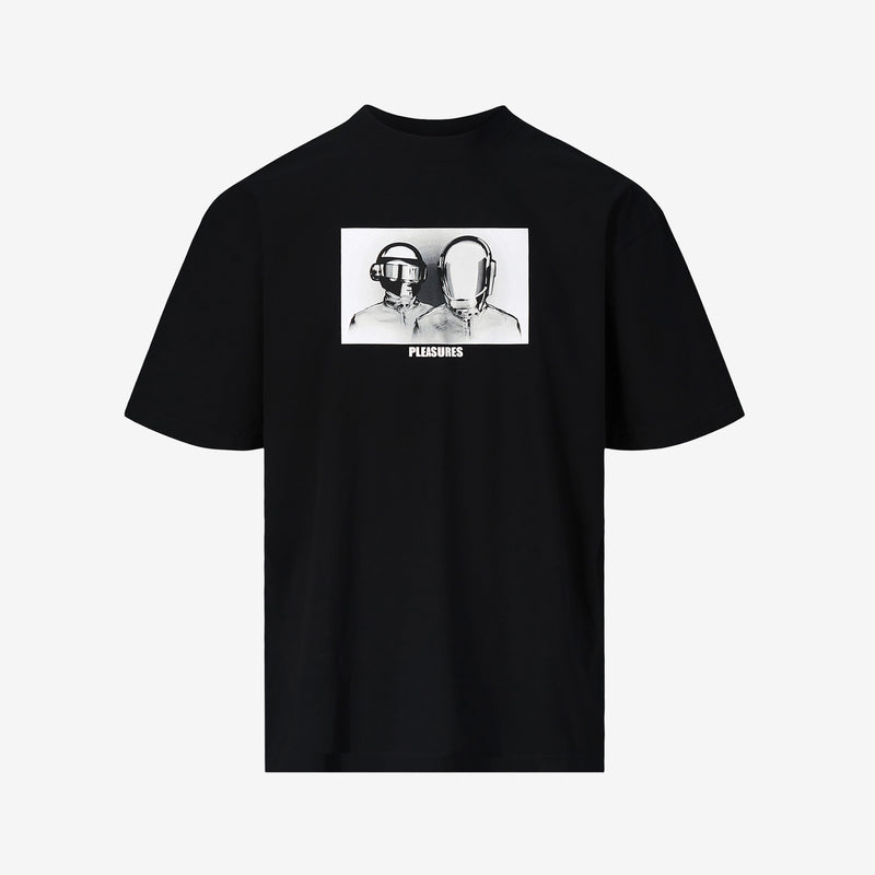 Daft Punk Inverted T-Shirt Black Tees