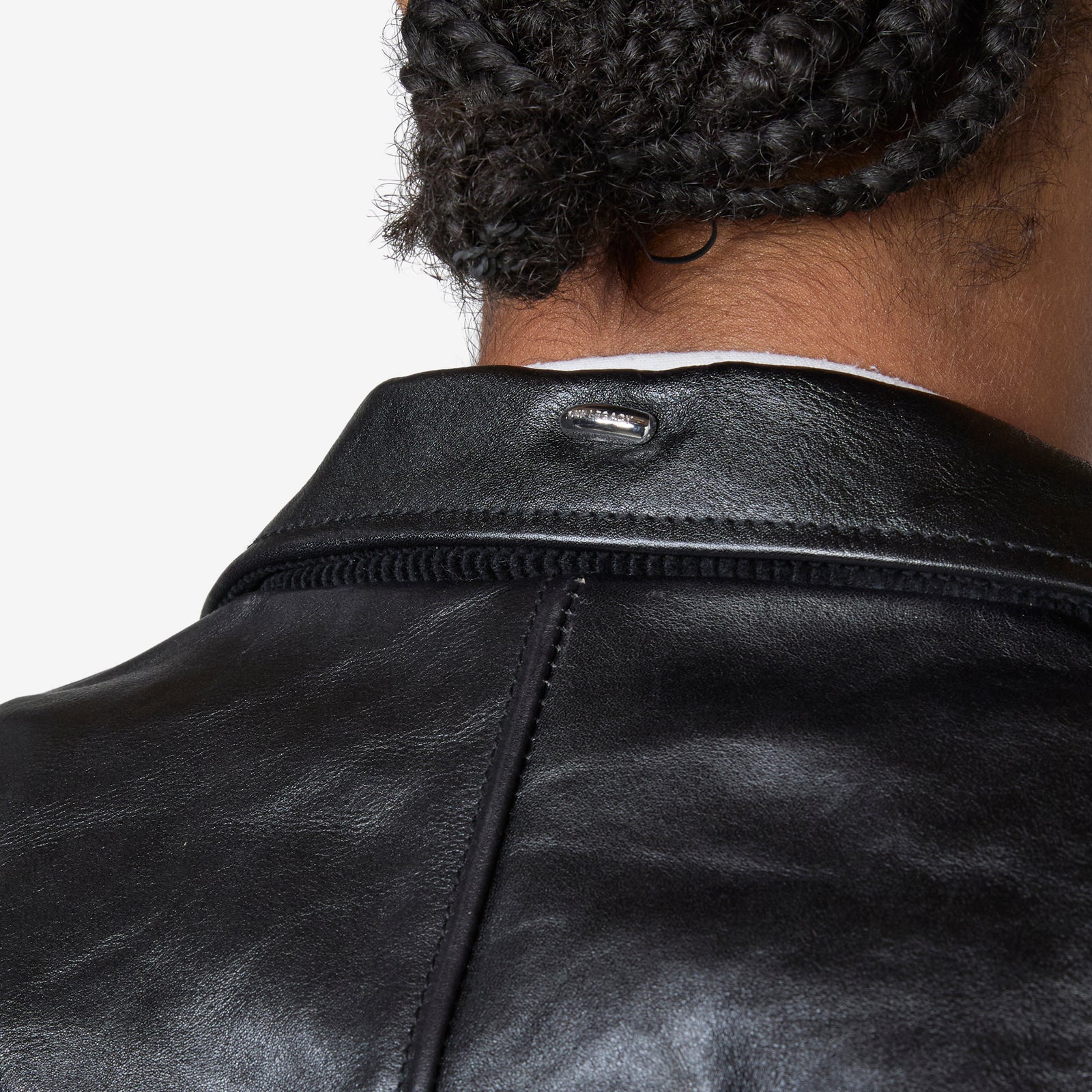 Mini Jacket Top Dyed Black Leather – Above The Clouds