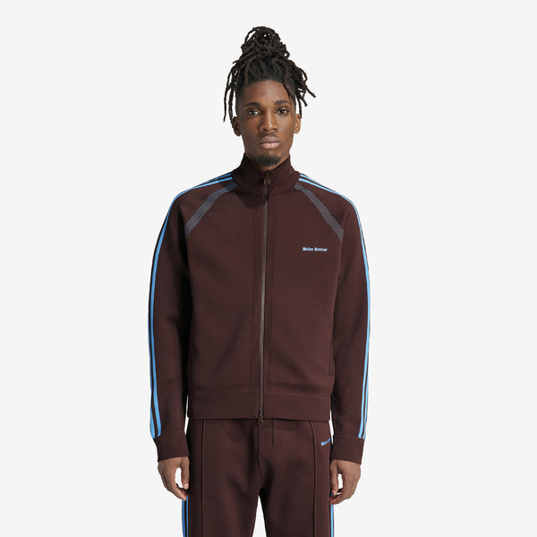 Wales Bonner Statement Knit Track Top Mystery Brown