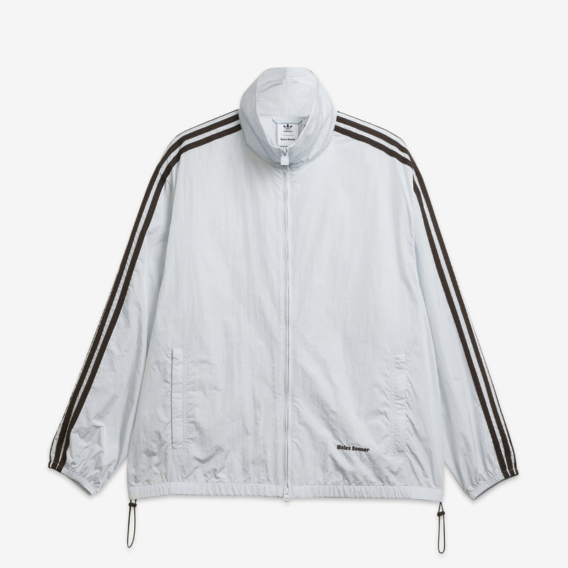 Wales Bonner Statement Nylon Track Top Blue Tint