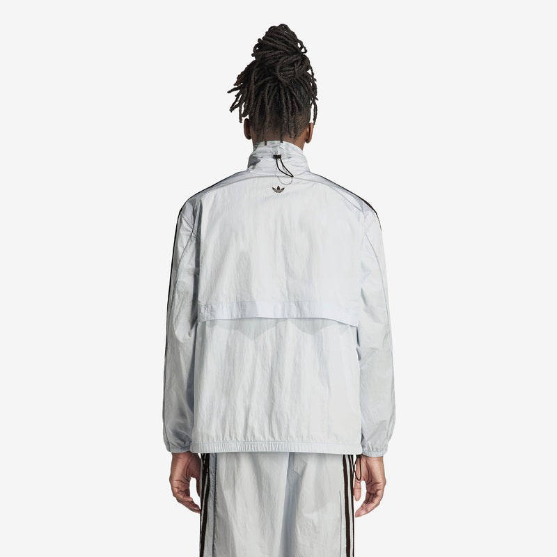 Wales Bonner Statement Nylon Track Top Blue Tint