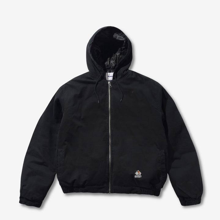 Insulated Work Jacket Black Front