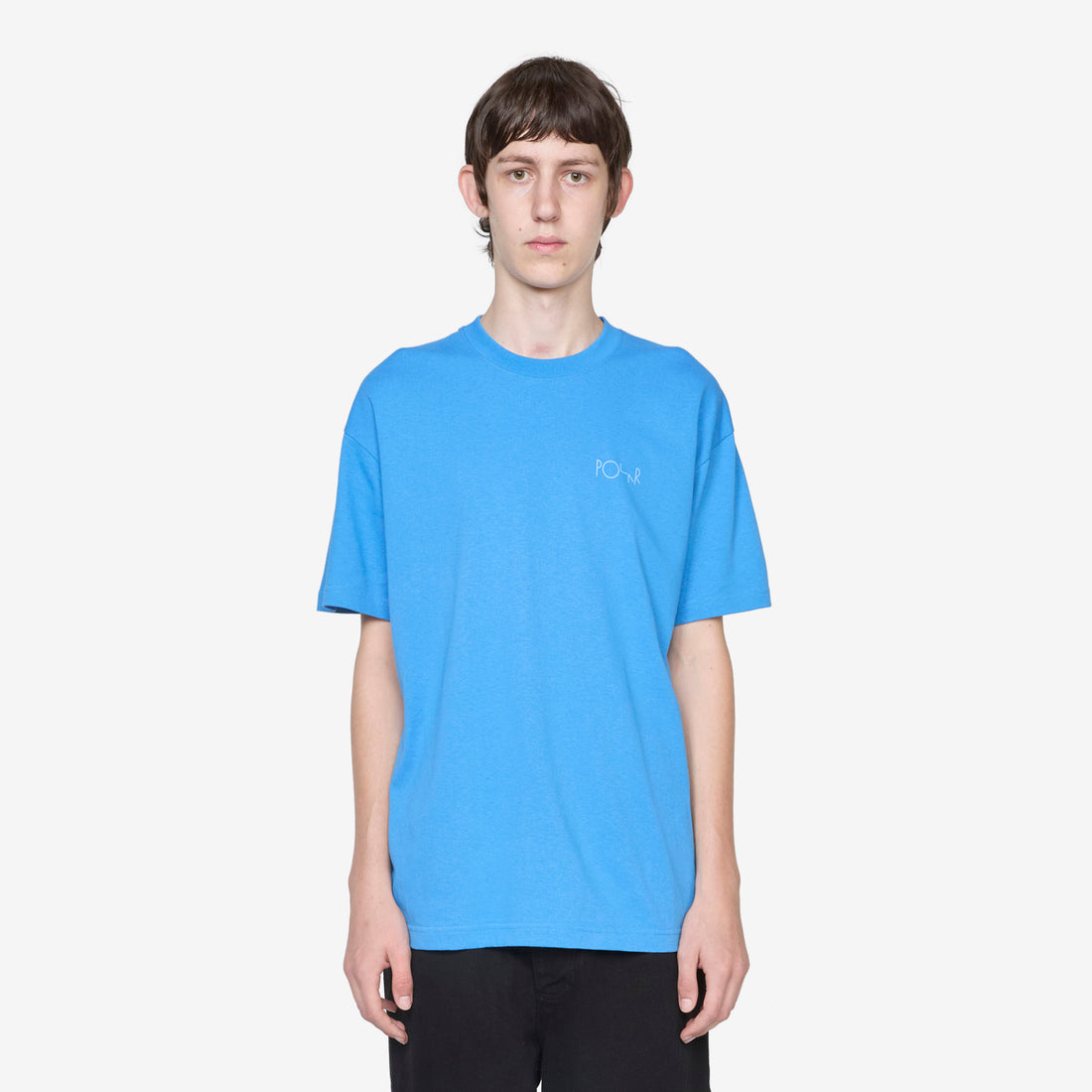 Contrast Stroke Logo T-Shirt French Blue Tees