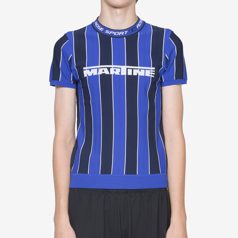 Logo Tight T-Shirt Blue Tees
