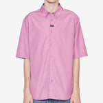 Shortsleeve Casual Shirt Purple | Black Stripe