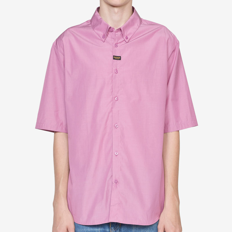 Shortsleeve Casual Shirt Purple | Black Stripe Shirts