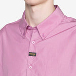 Shortsleeve Casual Shirt Purple | Black Stripe