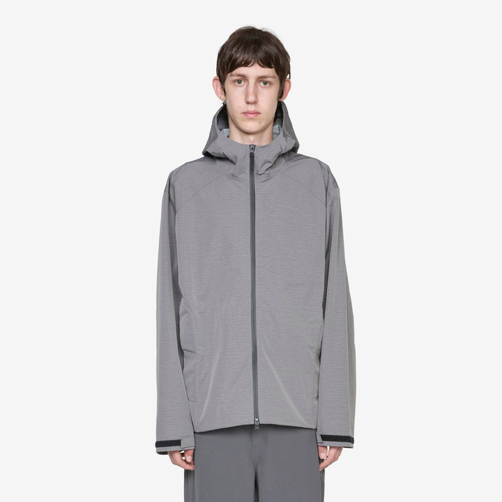 2.5L Shell Jacket Dark Grey Front