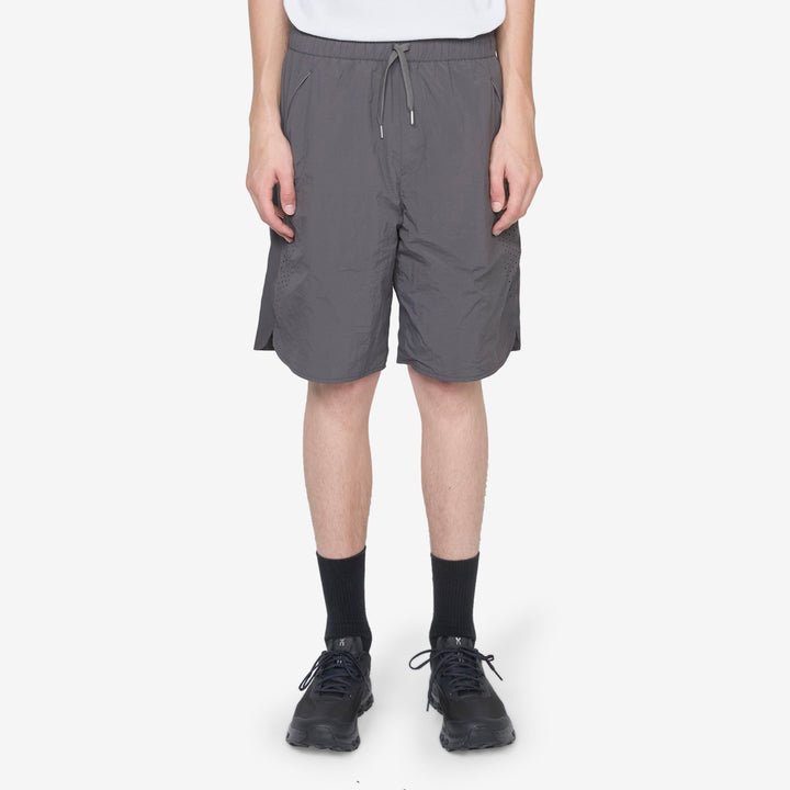 Light Technical Shorts Dark Grey Front