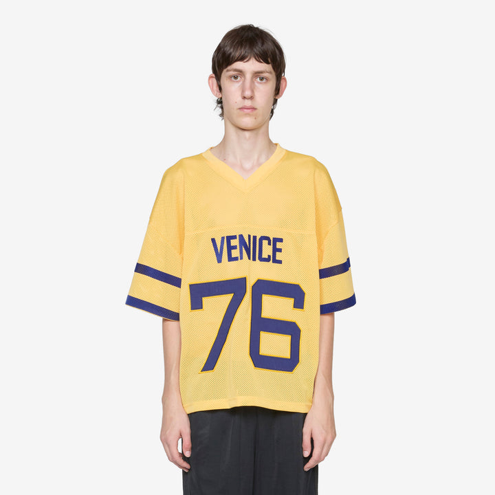 Venice 76 Football Top Yellow Front