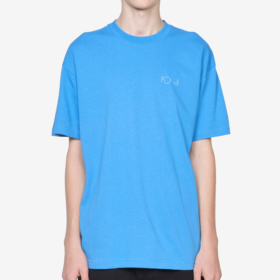 Contrast Stroke Logo T-Shirt French Blue Tees